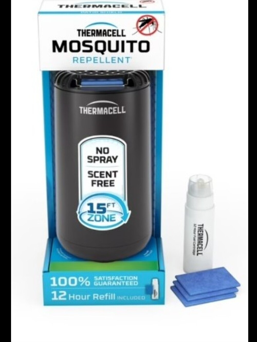 Thermacell Patio Shield Mosquito Repellent with 12 Hours of Mosquito Protection,